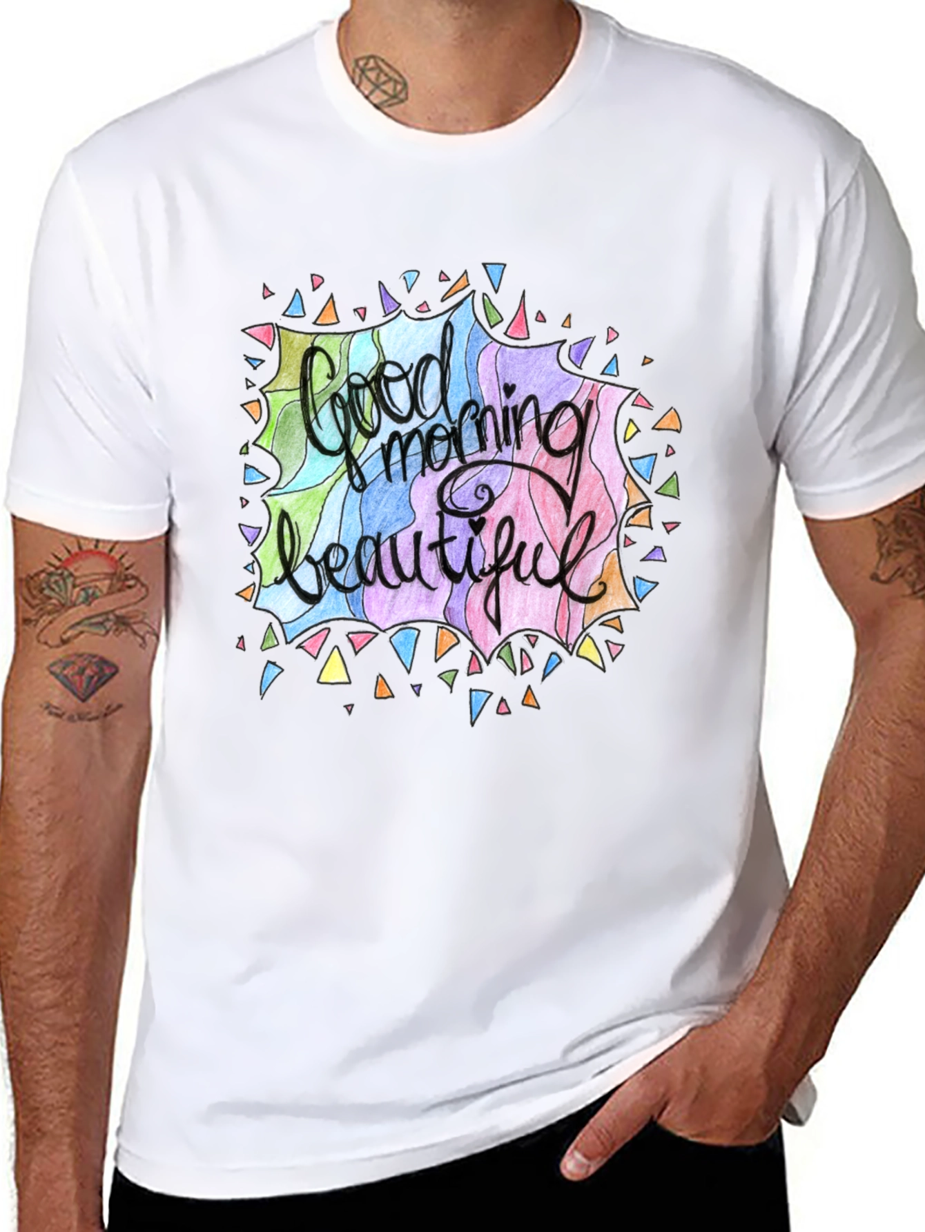 Good Morning Beautiful Graphic Tee