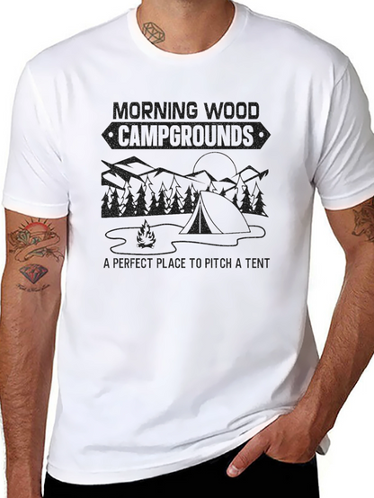 Morningwood Camping T-Shirt - Black