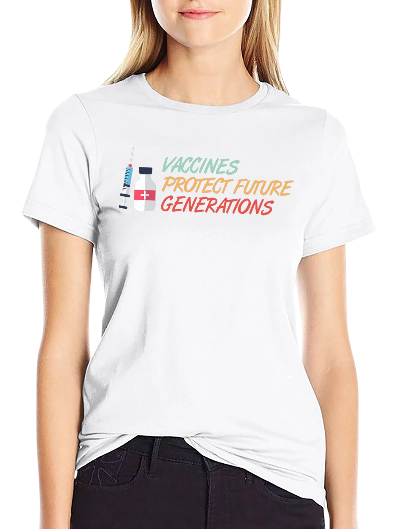 Vaccines Protect Future Generations Graphic Tee