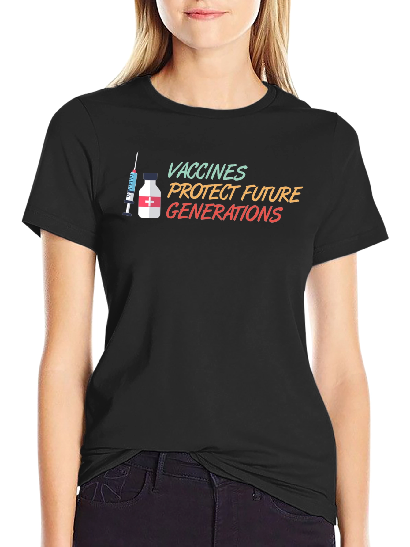 Vaccines Protect Future Generations Graphic Tee