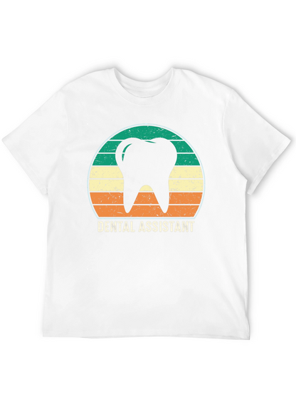 Dental Assistant Retro Tooth Graphic T-Shirt