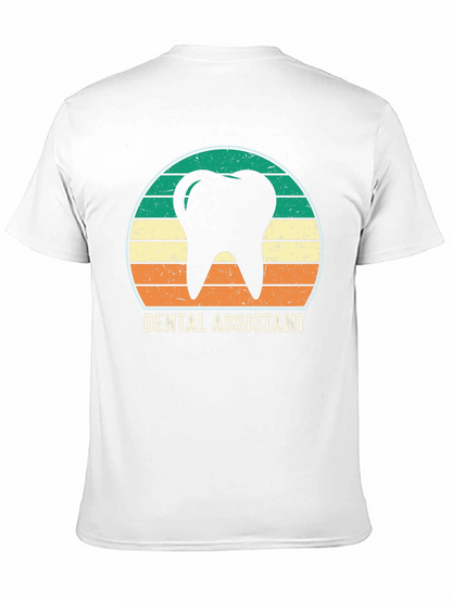 Dental Assistant Retro Tooth Graphic T-Shirt