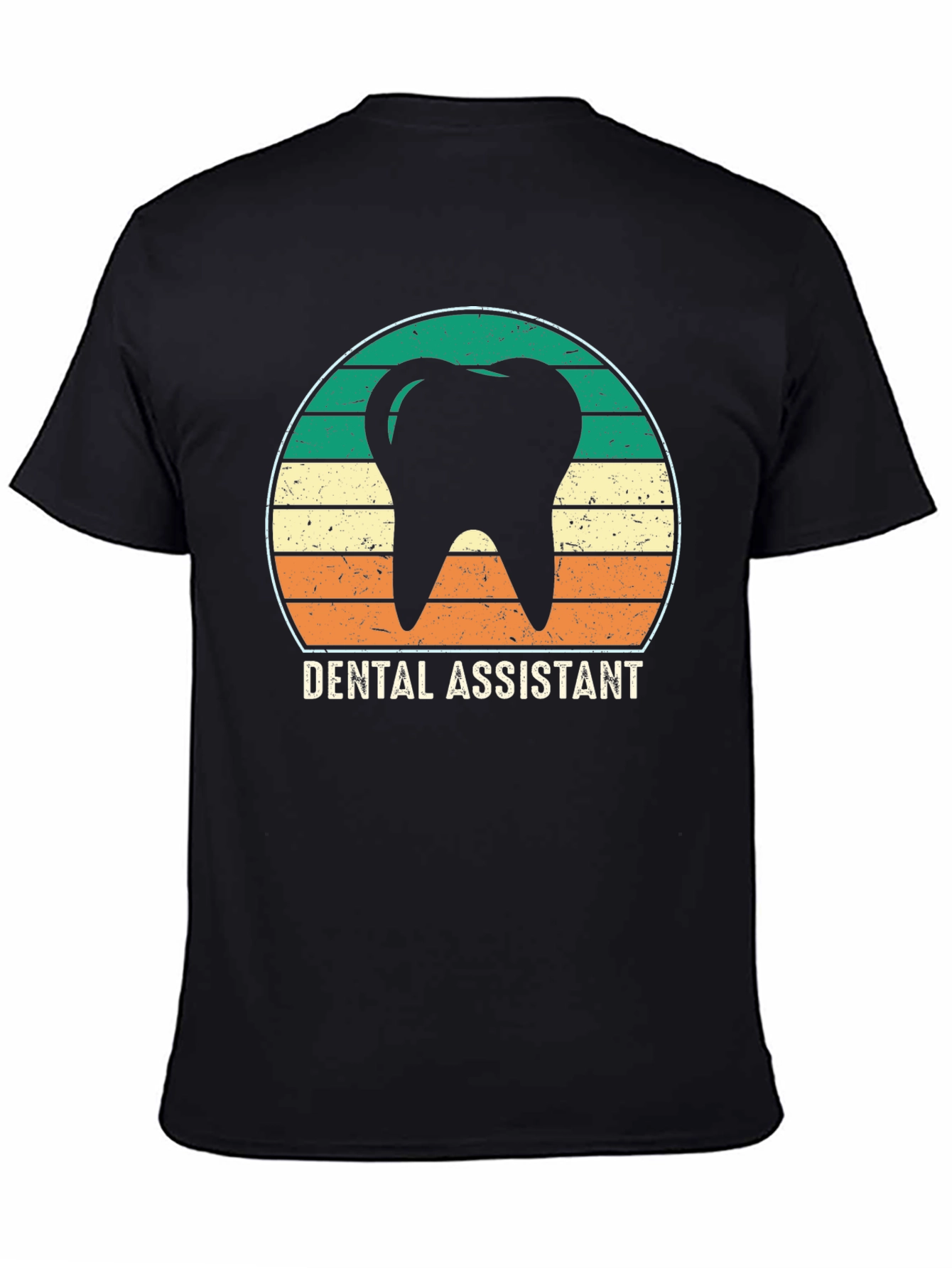 Dental Assistant Retro Tooth Graphic T-Shirt