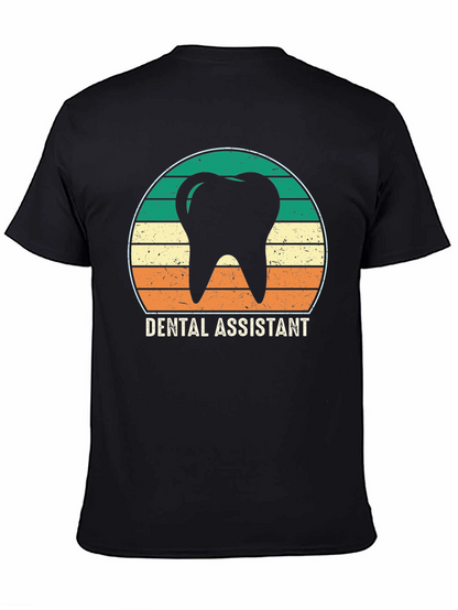 Dental Assistant Retro Tooth Graphic T-Shirt