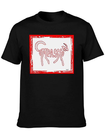 Compassion T-Shirt - Unique Graphic Tee for Men