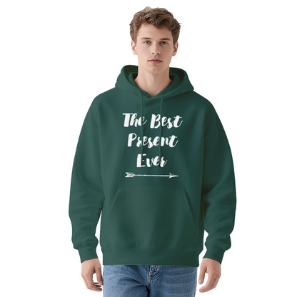 The Best Present Ever Red Script Hoodie