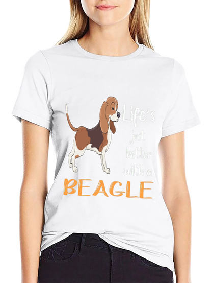 Lifes Better With a Beagle T-Shirt