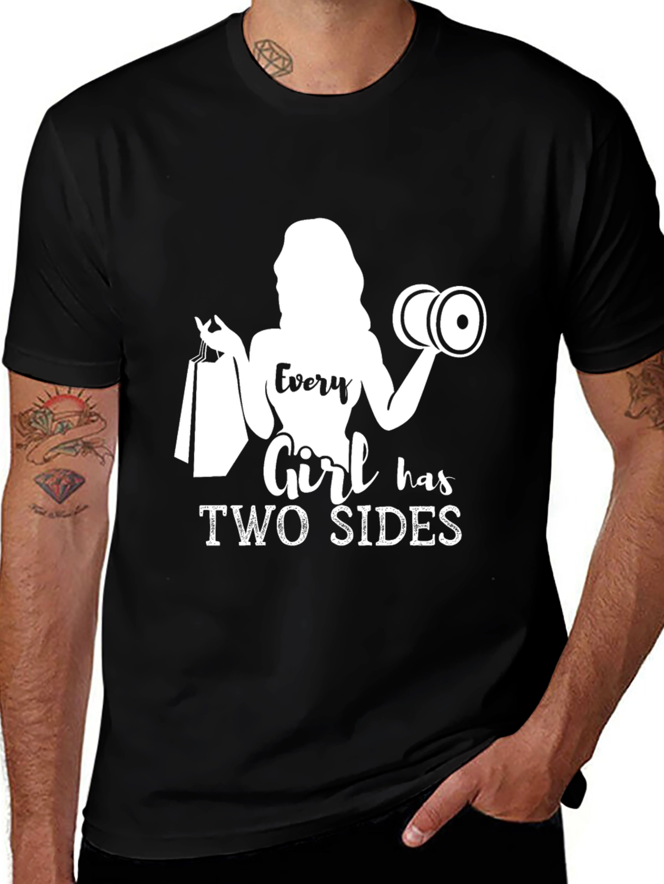 Every Girl Has Two Sides T-Shirt