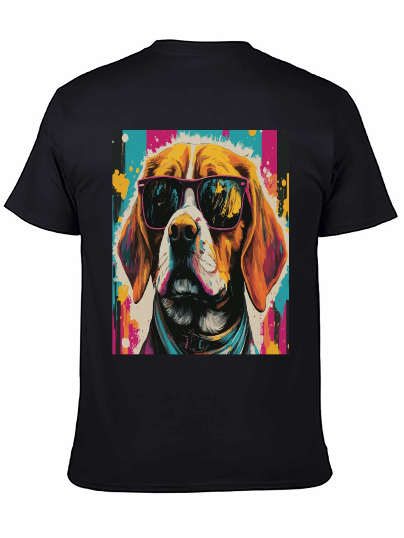 Cool Dog Graphic Tee - Funky Beagle T-Shirt