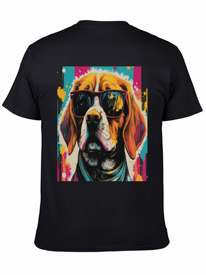Cool Dog Graphic Tee - Funky Beagle T-Shirt