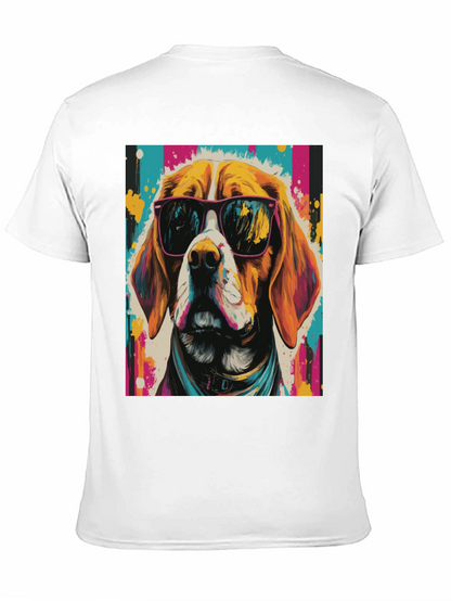 Cool Dog Graphic Tee - Funky Beagle T-Shirt