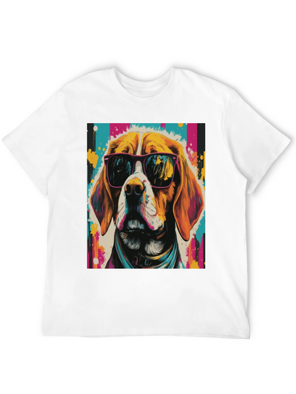 Cool Dog Graphic Tee - Funky Beagle T-Shirt