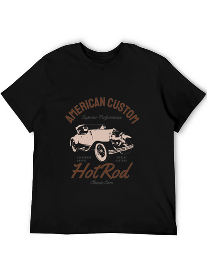 American Custom Hot Rod T-Shirt - Black