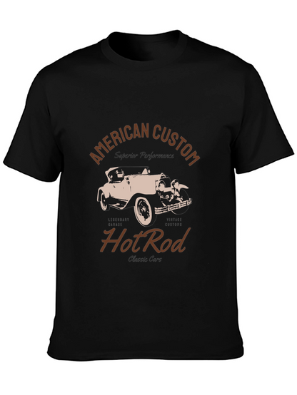 American Custom Hot Rod T-Shirt - Black