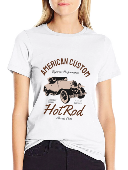 American Custom Hot Rod T-Shirt - Black
