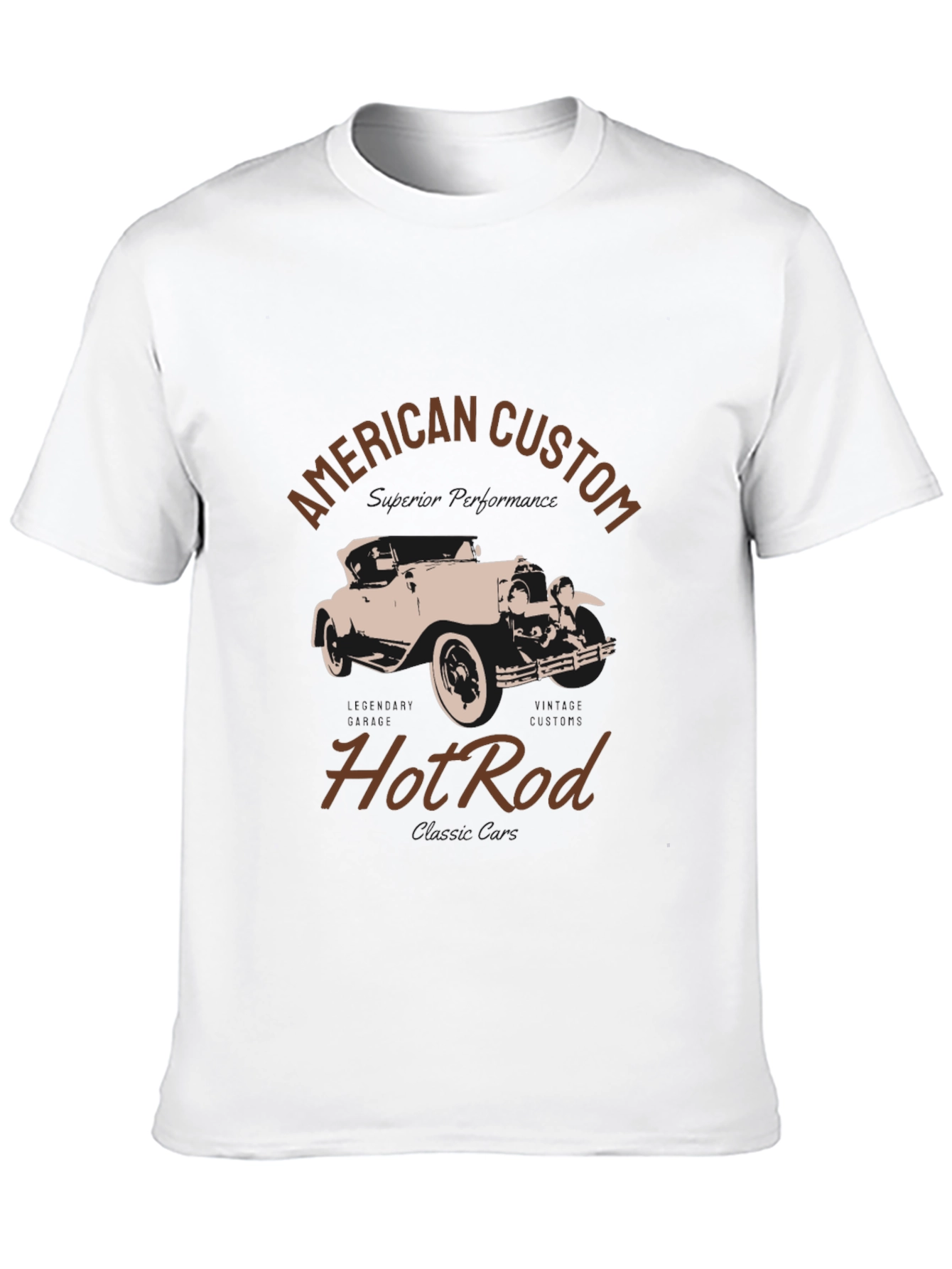 American Custom Hot Rod T-Shirt - Black