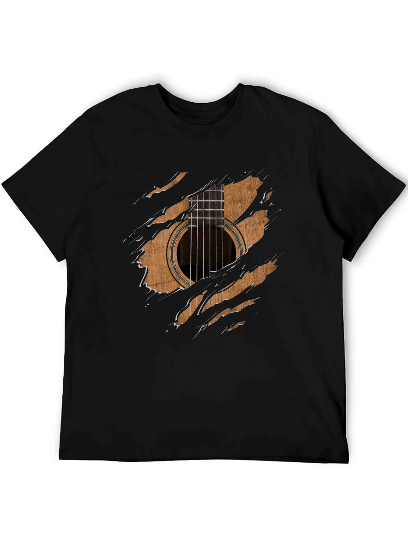 Guitar Ripped T-Shirt