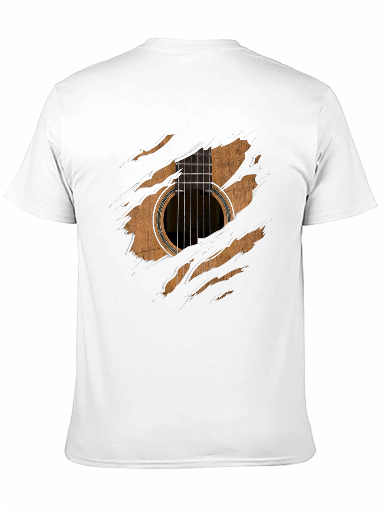 Guitar Ripped T-Shirt