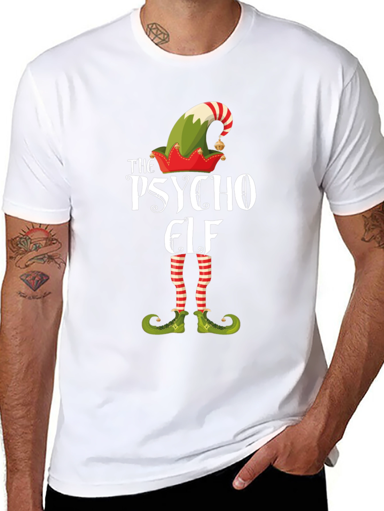 Psycho Elf Christmas T-Shirt