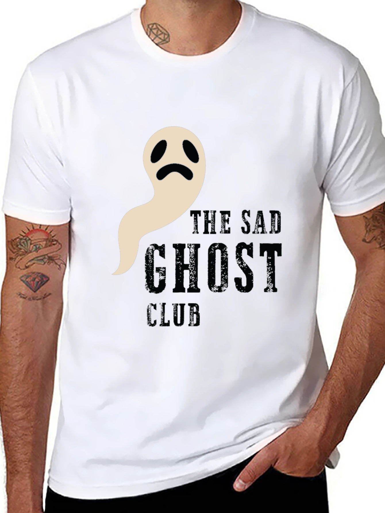 Sad Ghost Club Black T-Shirt