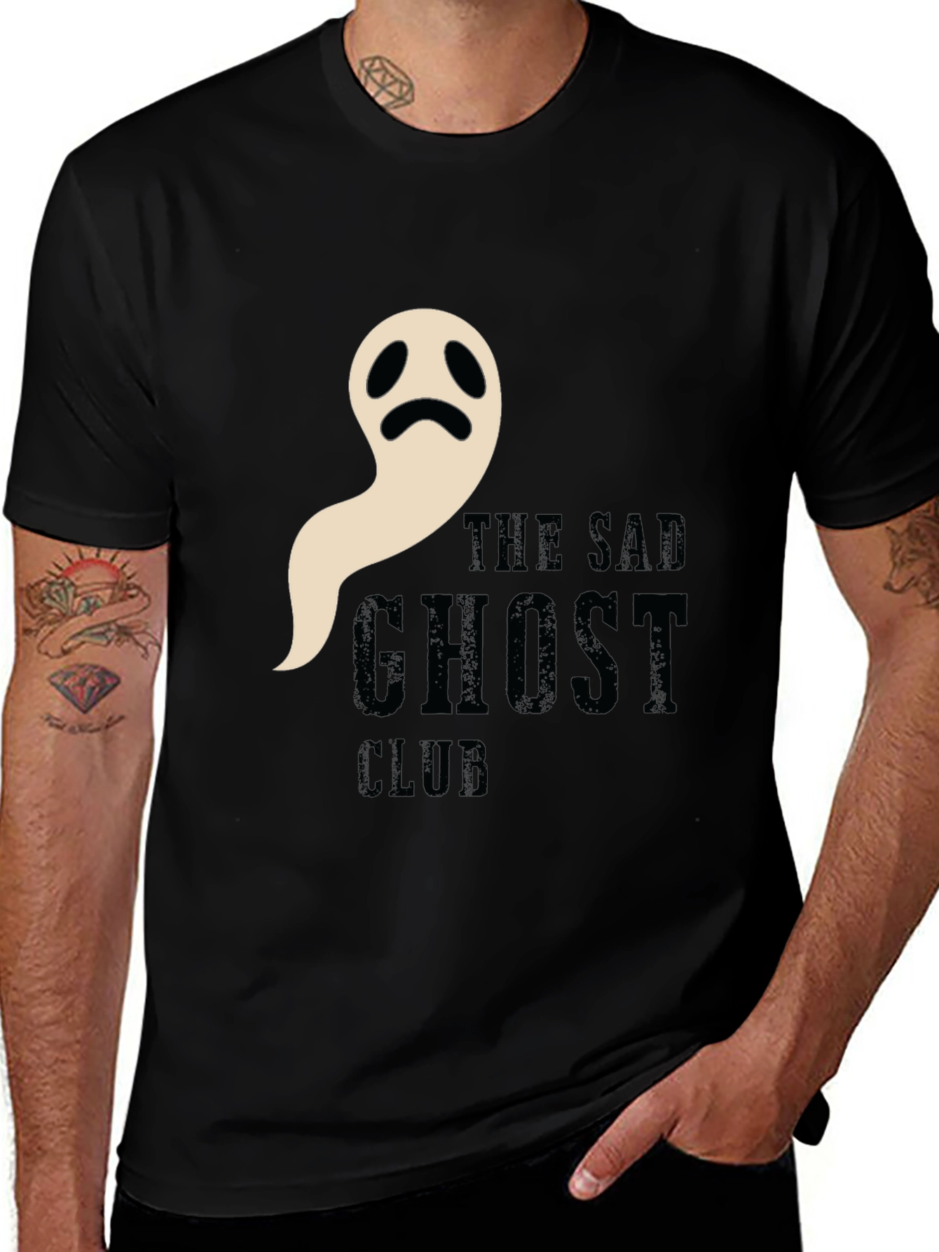 Sad Ghost Club Black T-Shirt