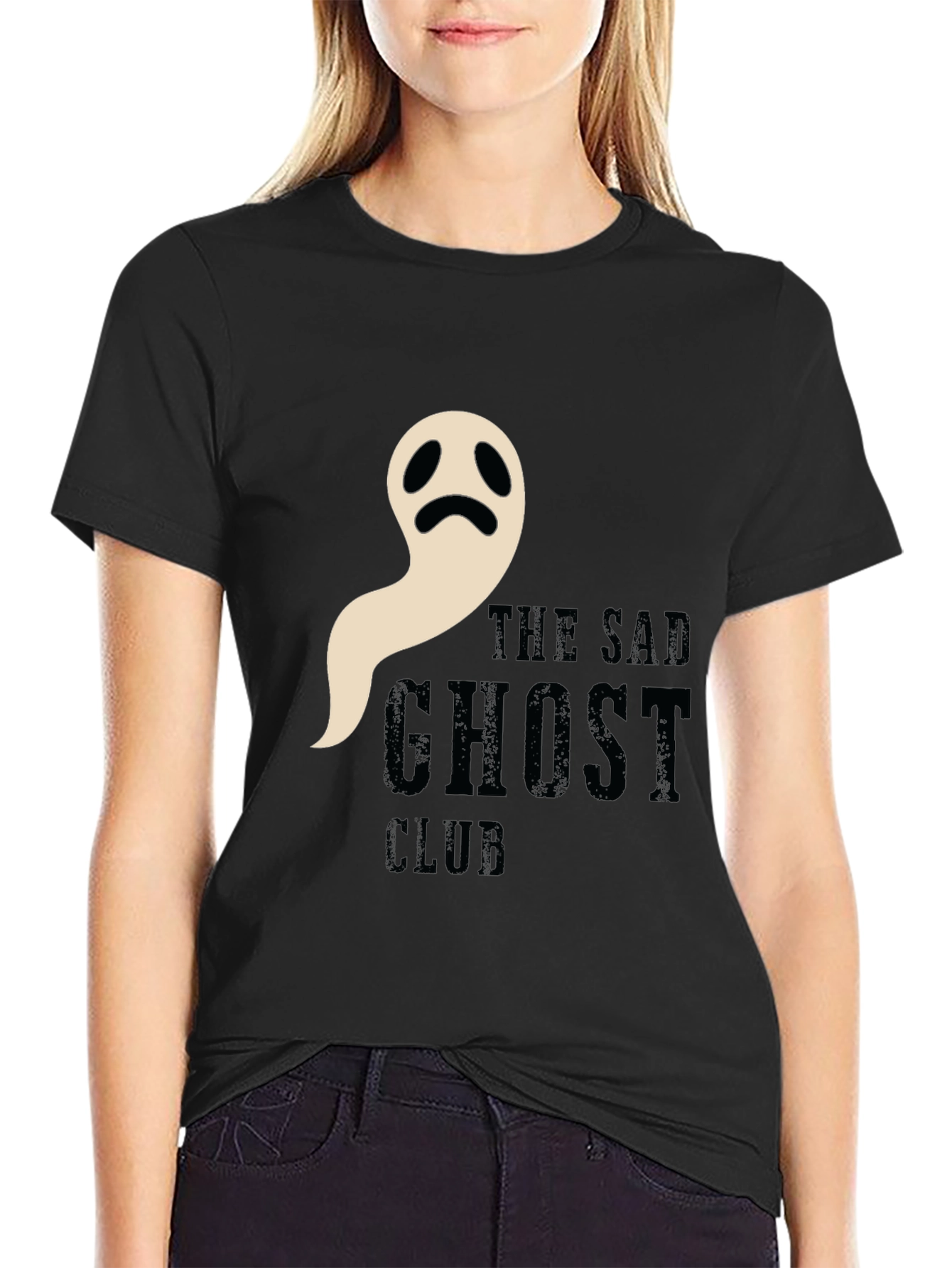 Sad Ghost Club Black T-Shirt