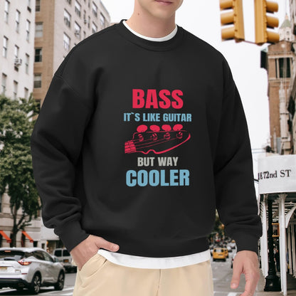 Bass Player Humor Graphic Crewneck Sweatshirt