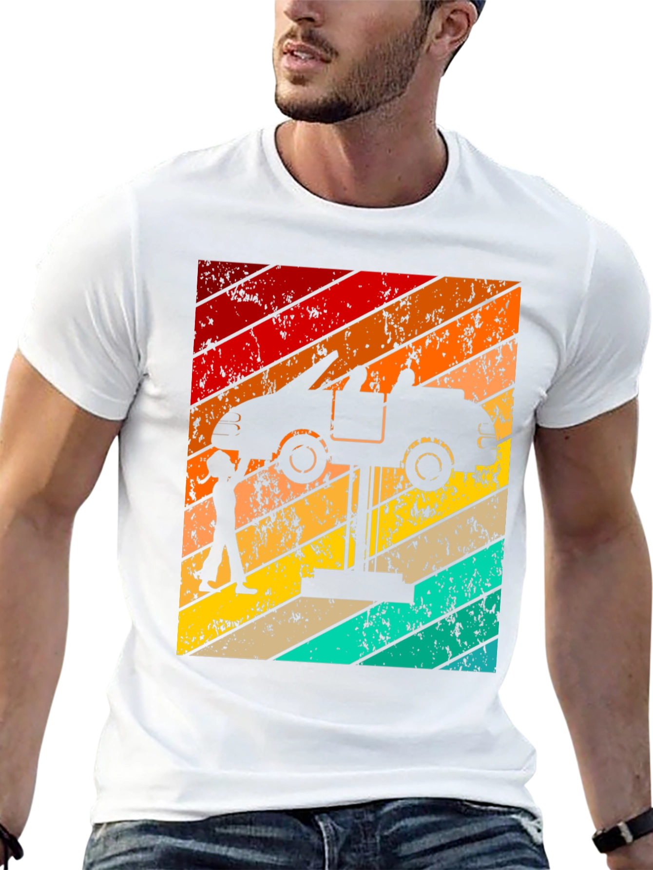Retro Car Mechanic T-Shirt