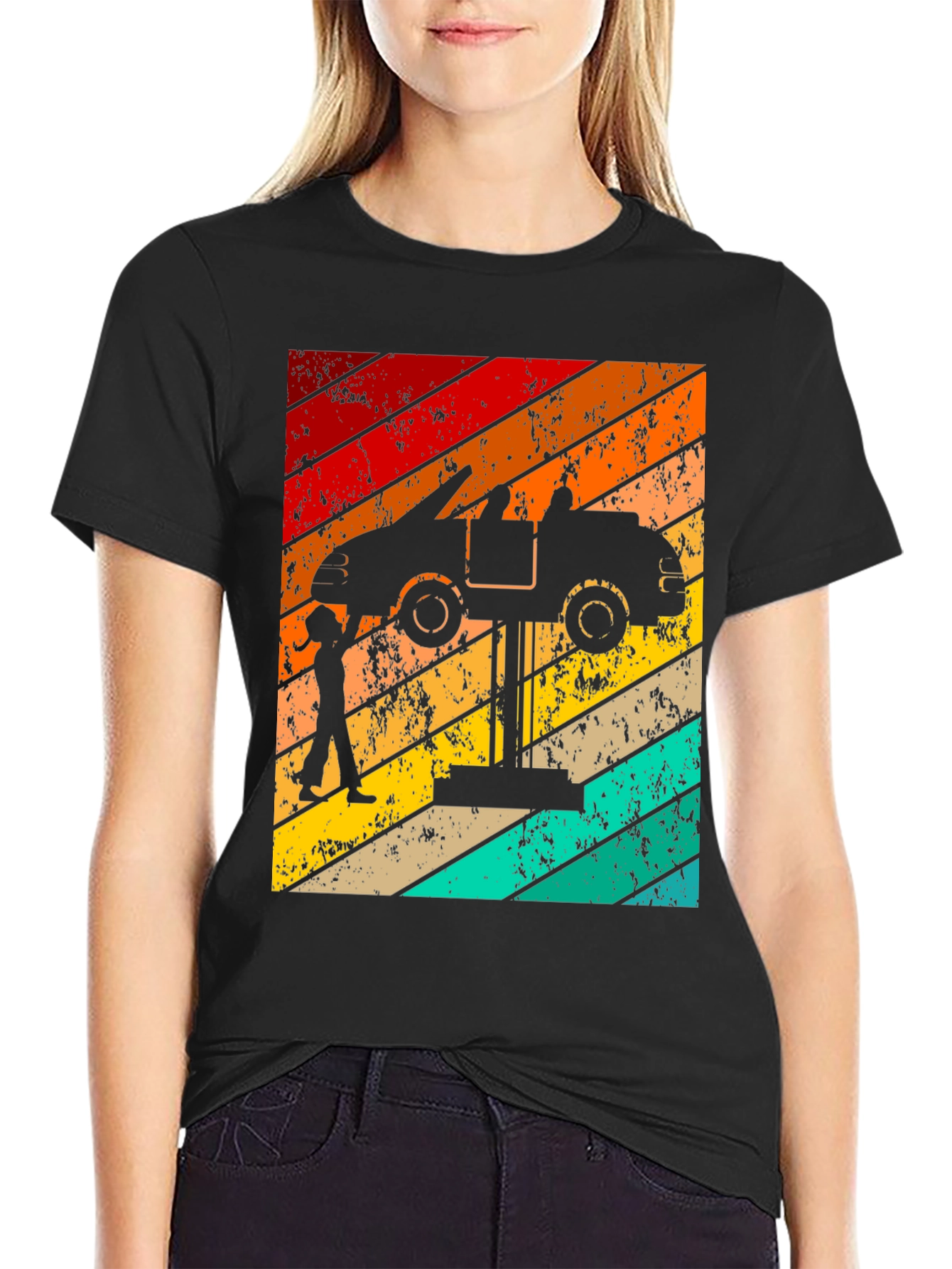 Retro Car Mechanic T-Shirt