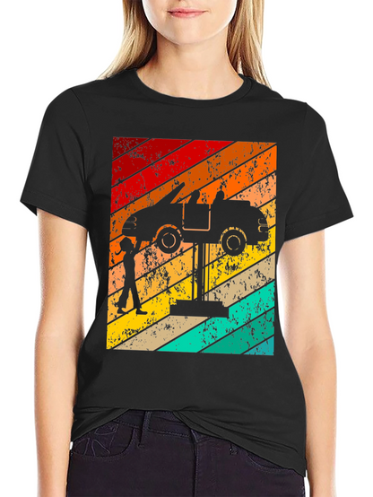 Retro Car Mechanic T-Shirt
