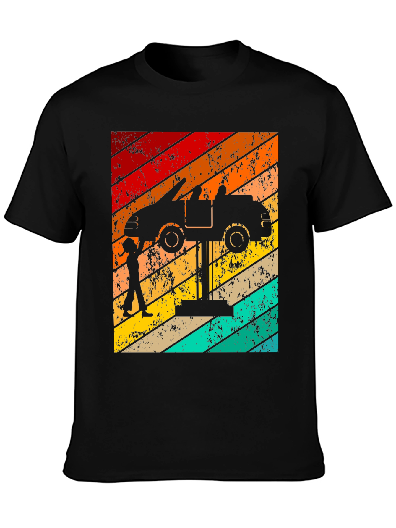 Retro Car Mechanic T-Shirt