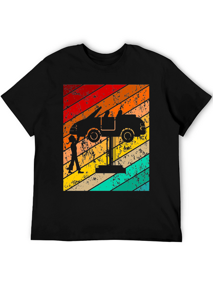 Retro Car Mechanic T-Shirt