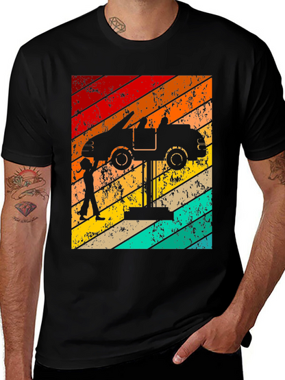 Retro Car Mechanic T-Shirt