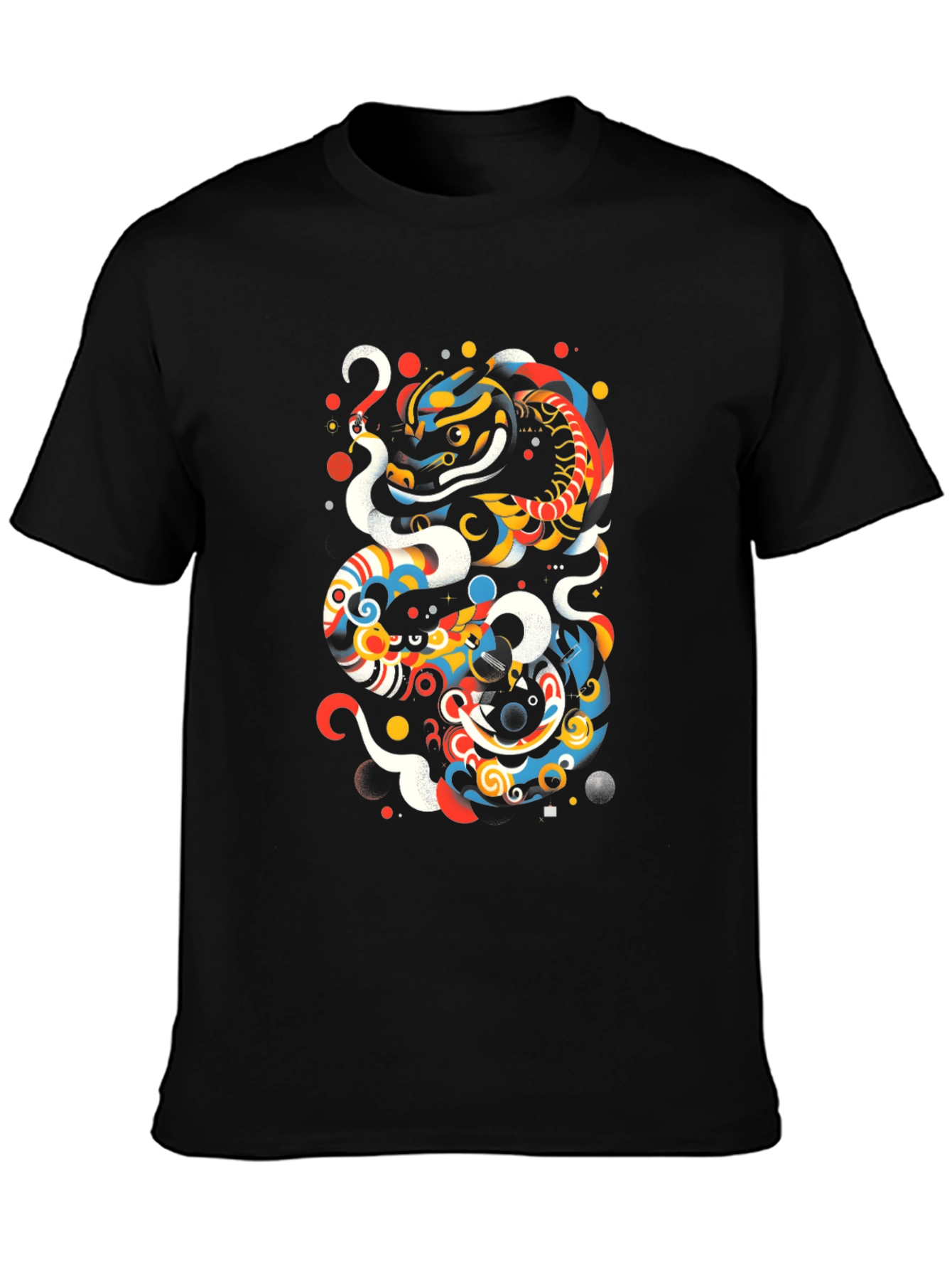 Artistic Dragon Graphic T-Shirt
