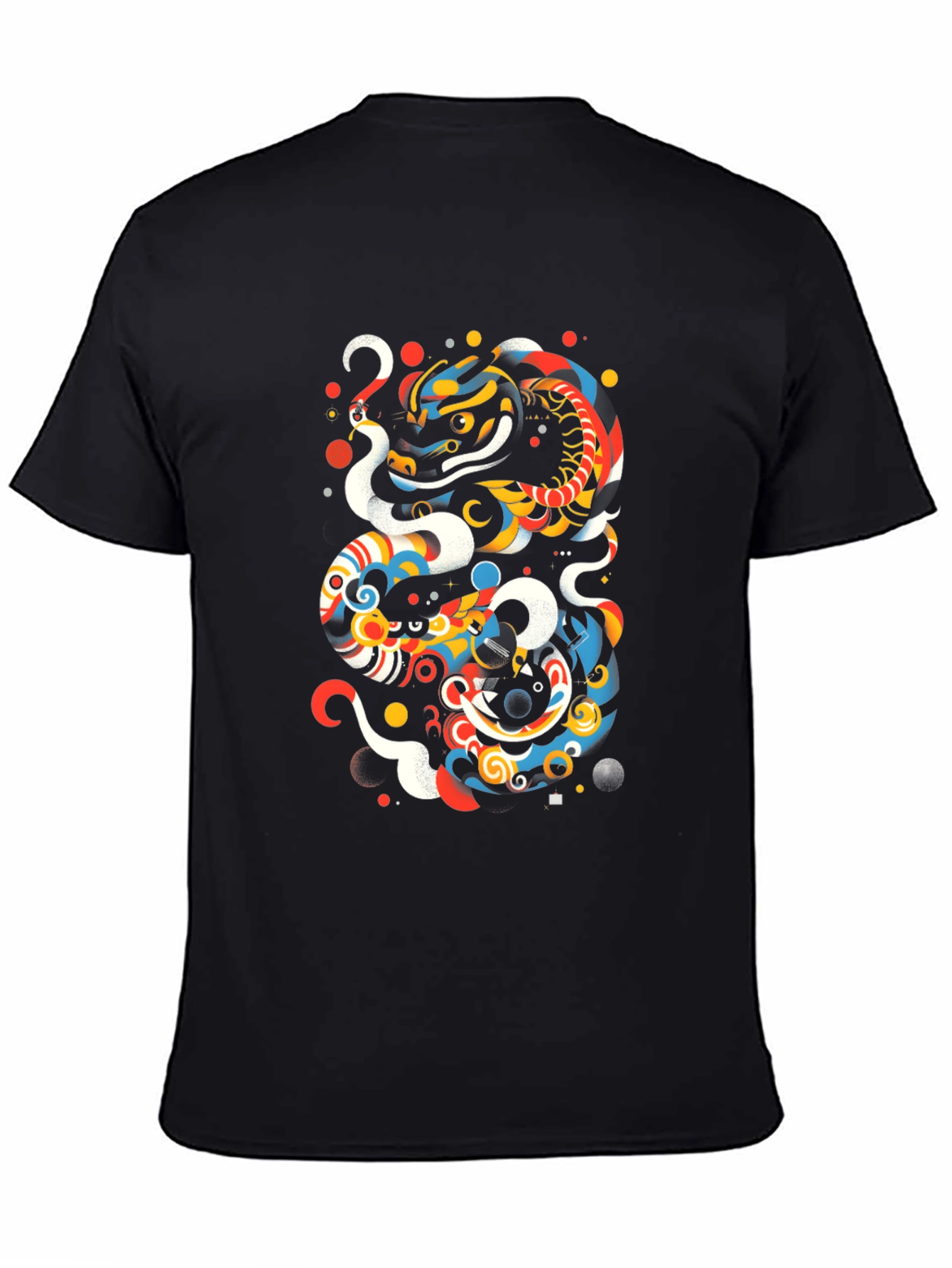 Artistic Dragon Graphic T-Shirt