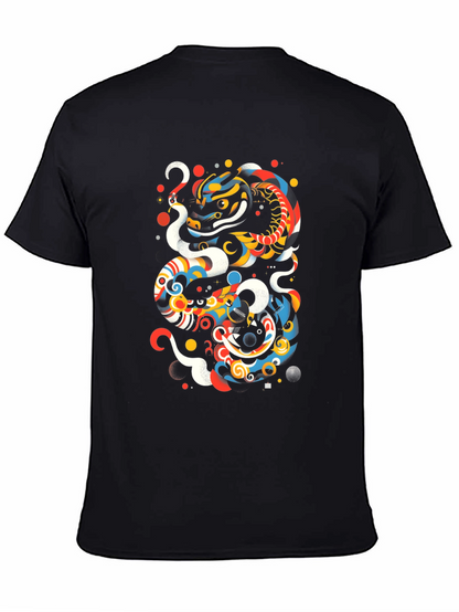 Artistic Dragon Graphic T-Shirt