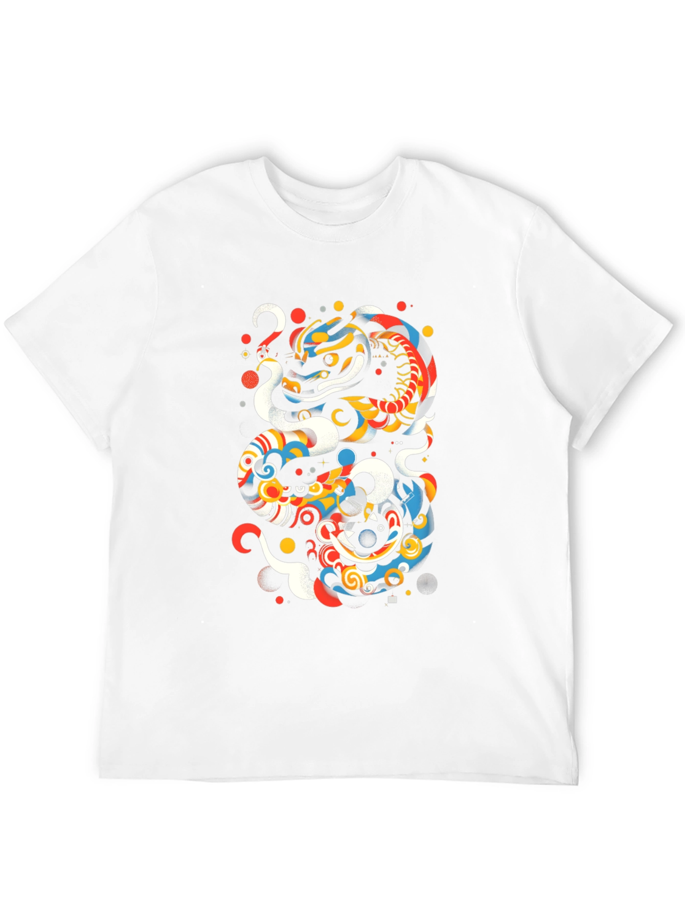 Artistic Dragon Graphic T-Shirt