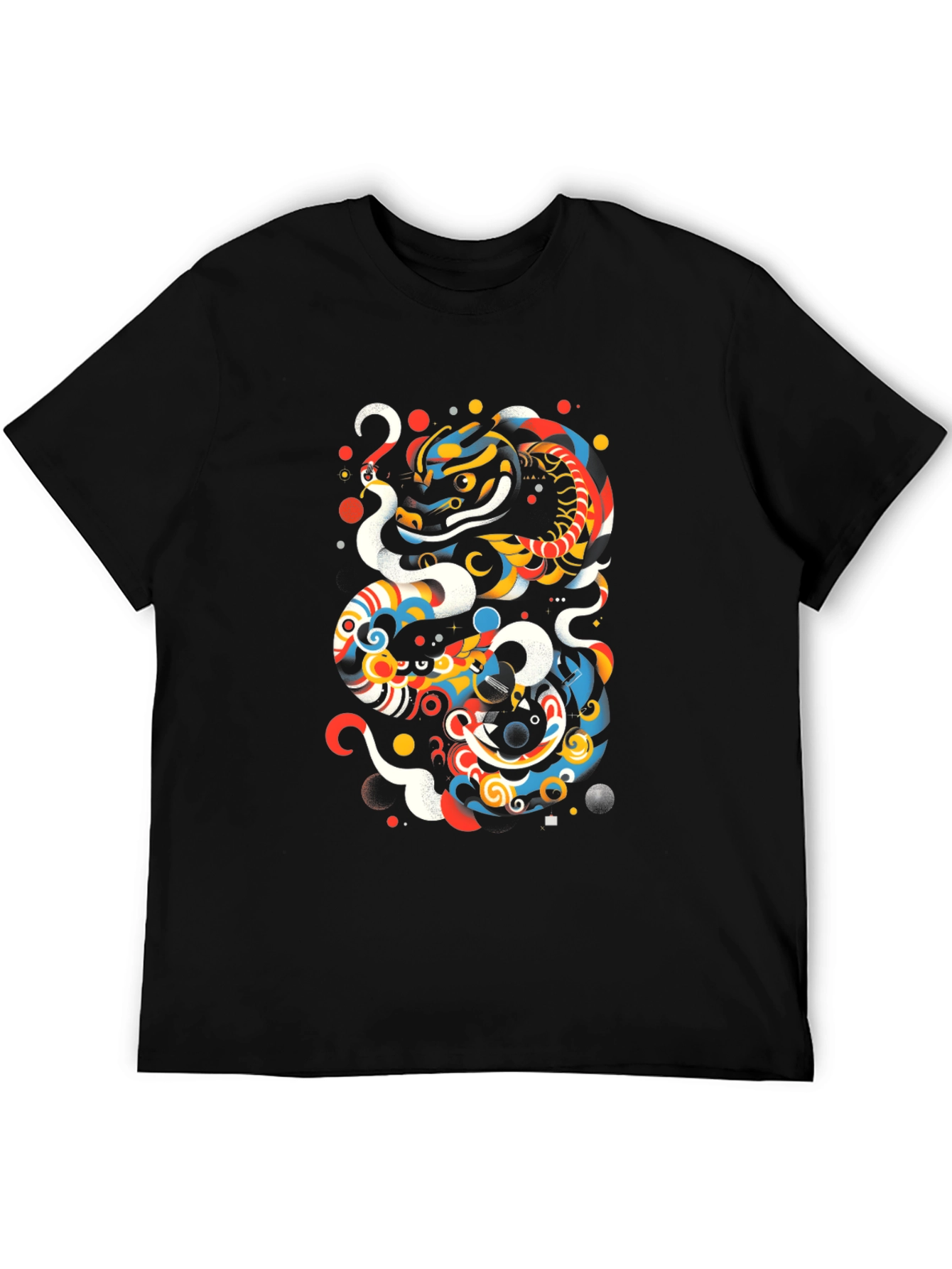Artistic Dragon Graphic T-Shirt
