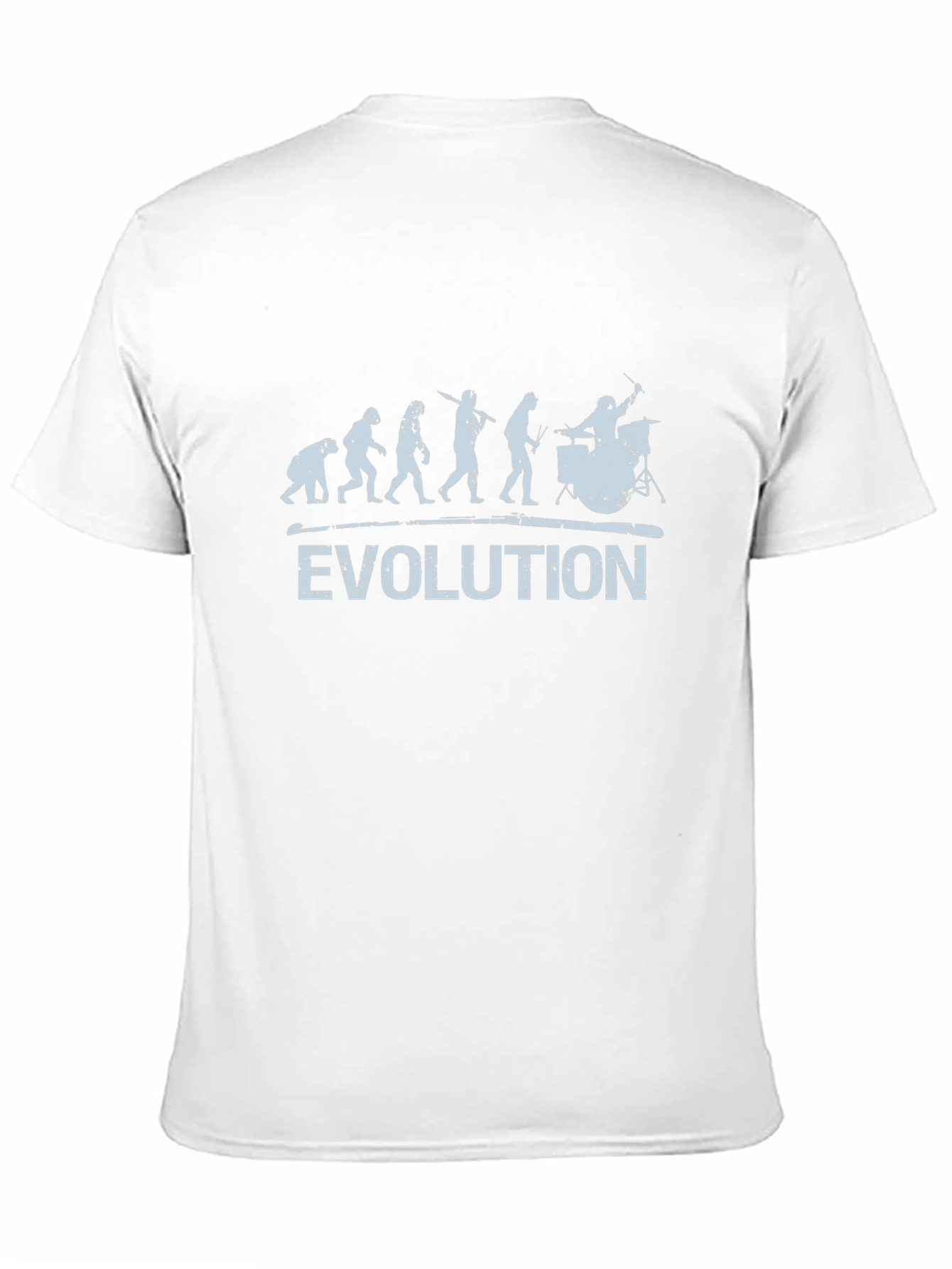 Evolution of Drummer T-Shirt - Black Cotton Tee