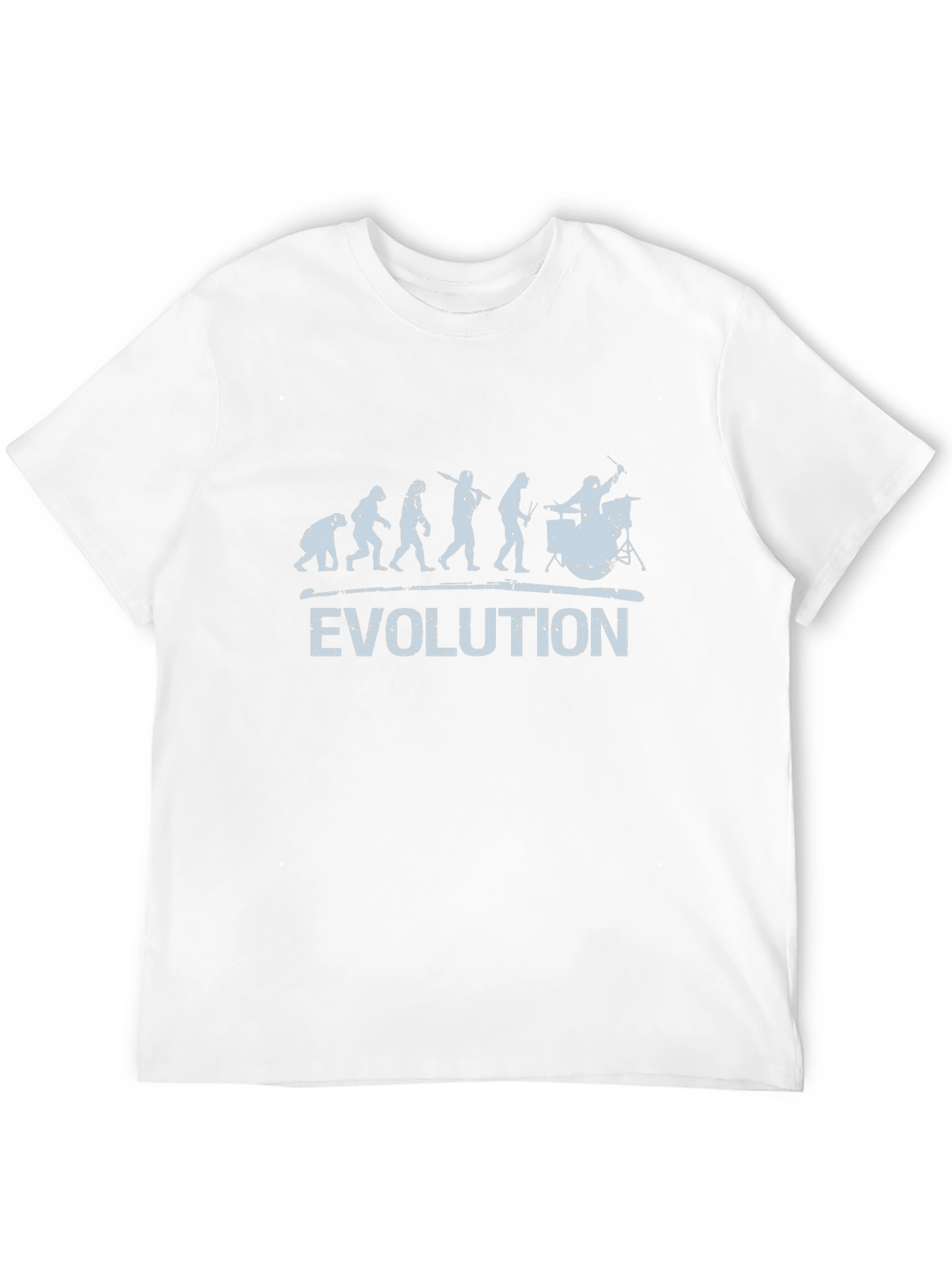 Evolution of Drummer T-Shirt - Black Cotton Tee