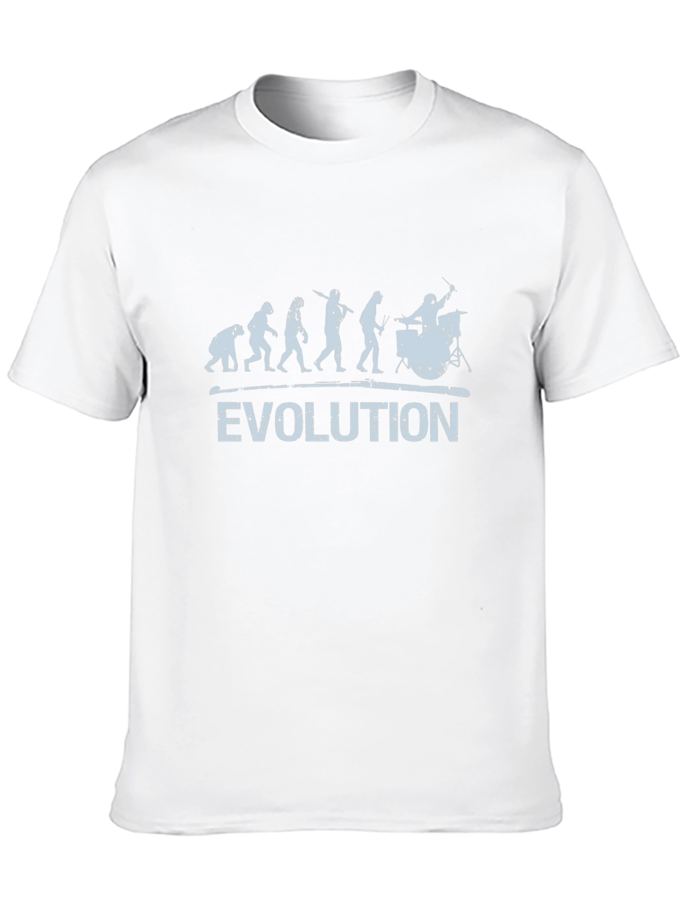 Evolution of Drummer T-Shirt - Black Cotton Tee