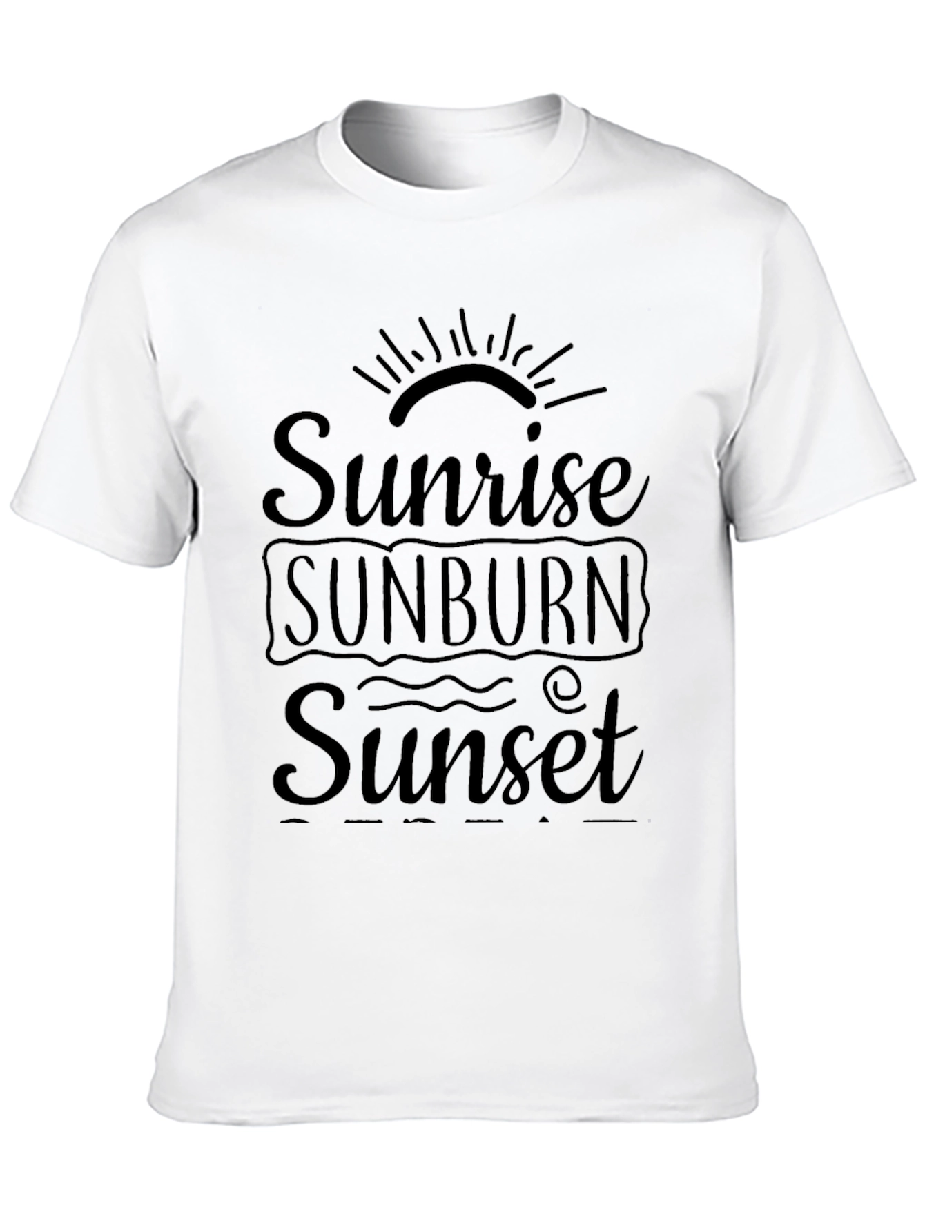 Sunrise Sunburn Sunset Graphic Tee
