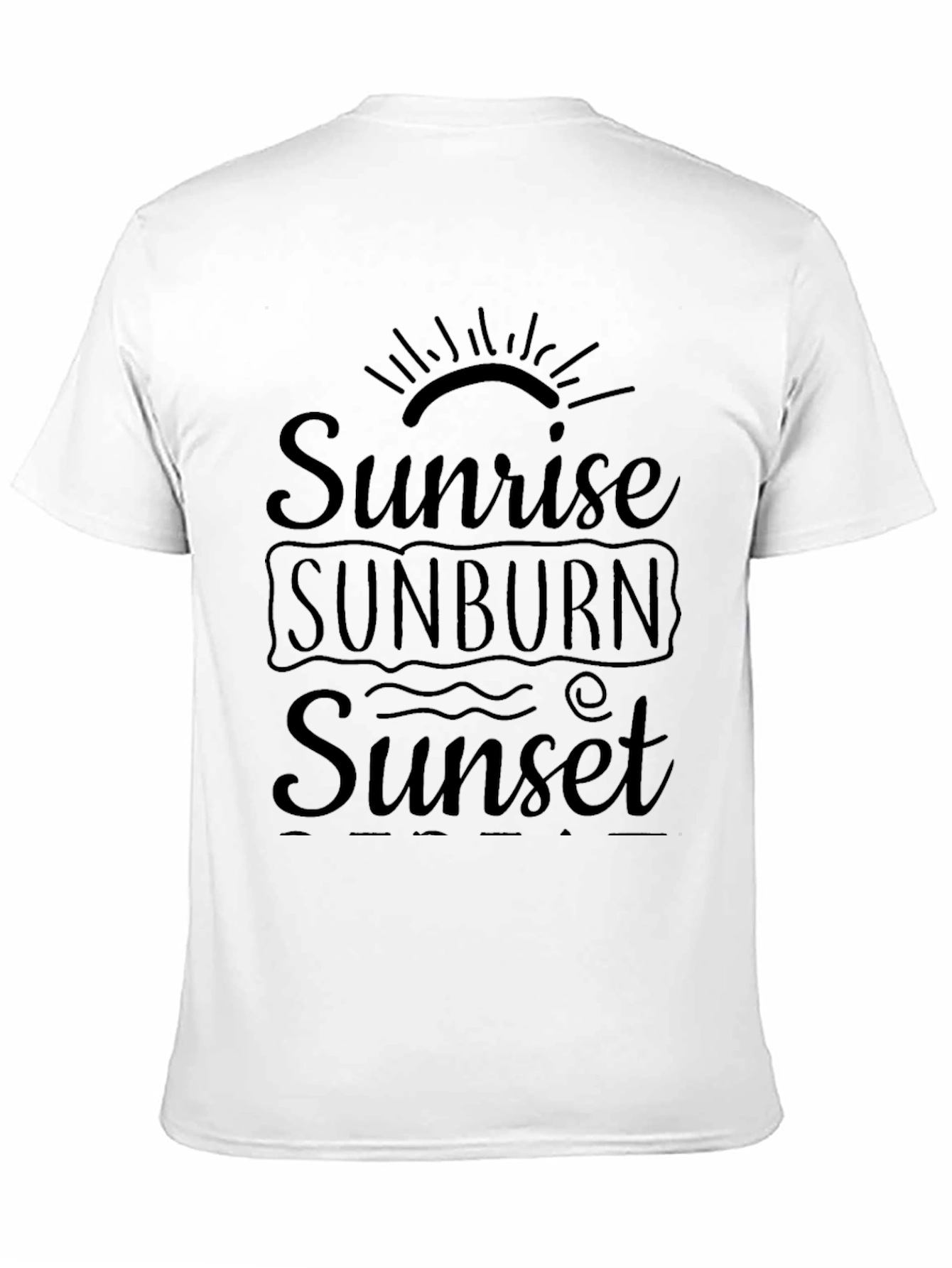 Sunrise Sunburn Sunset Graphic Tee