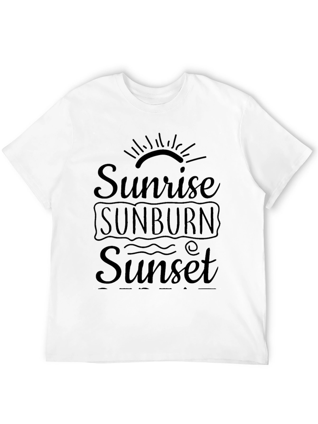 Sunrise Sunburn Sunset Graphic Tee