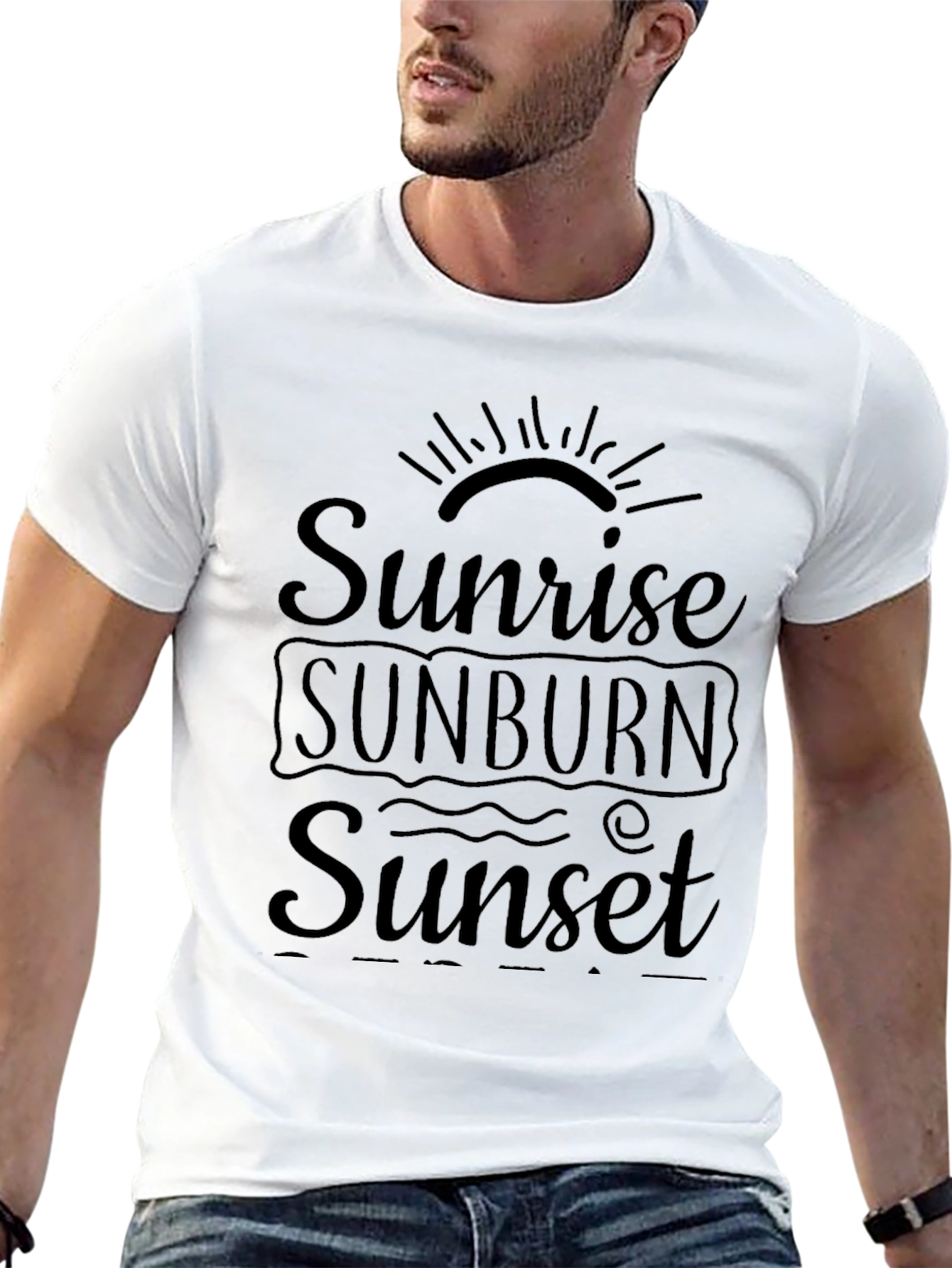 Sunrise Sunburn Sunset Graphic Tee