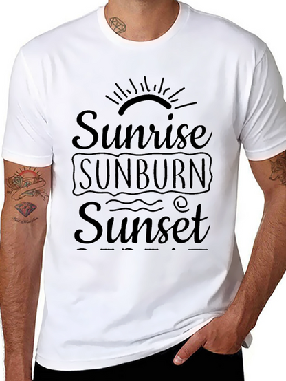 Sunrise Sunburn Sunset Graphic Tee