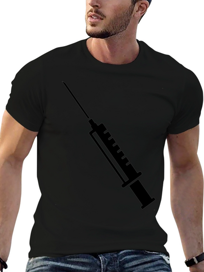 Syringe Graphic T-Shirt - Bold Statement Tee