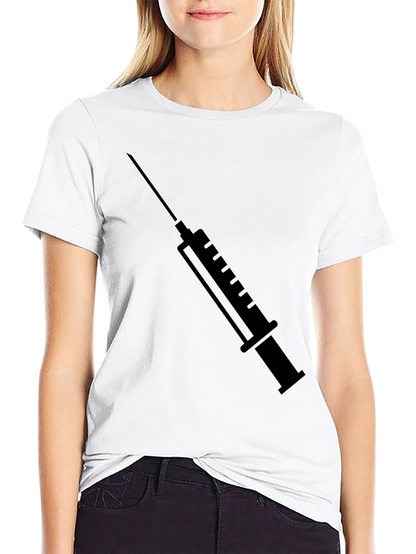 Syringe Graphic T-Shirt - Bold Statement Tee