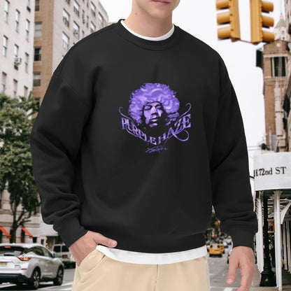 Iconic "Purple Haze" Jimi Hendrix Graphic Sweatshirt (Unisex)