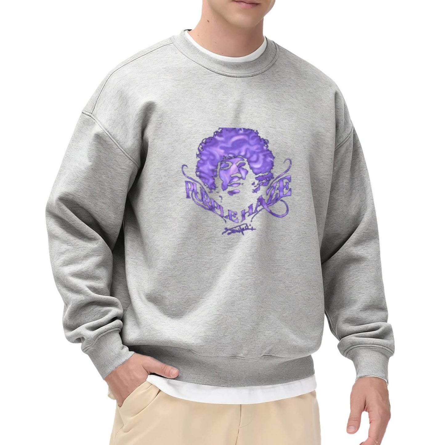 Iconic "Purple Haze" Jimi Hendrix Graphic Sweatshirt (Unisex)